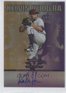 2011 Leaf Valiant - [Base] - Purple #VA-KH1 - Kelvin Herrera /25