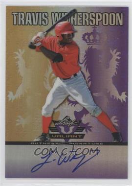 2011 Leaf Valiant - [Base] - Purple #VA-TW1 - Travis Witherspoon /25