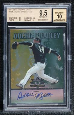 2011 Leaf Valiant - [Base] #VA-AB1 - Archie Bradley [BGS 9.5 GEM MINT]