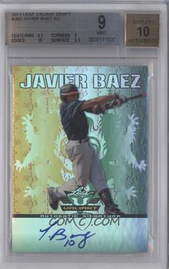 2011 Leaf Valiant - [Base] #VA-JB2 - Javier Baez [BGS 9 MINT]