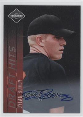 2011 Panini Limited - Limited Draft Hits - Signatures #4 - Dylan Bundy /149