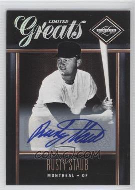 2011 Panini Limited - Limited Greats - Signatures #30 - Rusty Staub /300