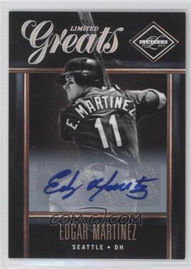 2011 Panini Limited - Limited Greats - Signatures #31 - Edgar Martinez /250