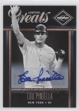 2011 Panini Limited - Limited Greats - Signatures #32 - Lou Piniella /100