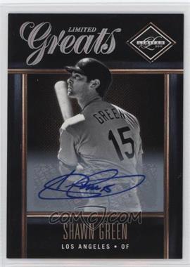 2011 Panini Limited - Limited Greats - Signatures #37 - Shawn Green /399