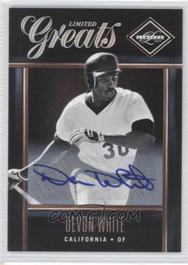 2011 Panini Limited - Limited Greats - Signatures #38 - Devon White /499