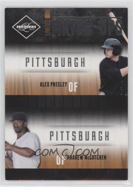 2011 Panini Limited - Limited Match-Ups #1 - Alex Presley, Andrew McCutchen /199 [EX to NM]