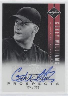 2011 Panini Limited - Prospects - Signatures #37 - Corey Williams /399
