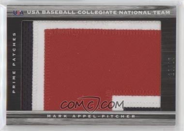 2011 Panini Limited - USA Baseball 2011 National Teams Prime Patches #1 - Mark Appel /25