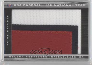 2011 Panini Limited - USA Baseball 2011 National Teams Prime Patches #34 - Nelson Rodriguez /25