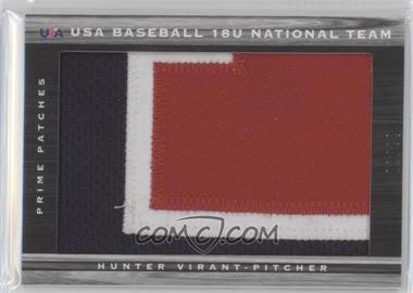 2011 Panini Limited - USA Baseball 2011 National Teams Prime Patches #38 - Hunter Virant /24