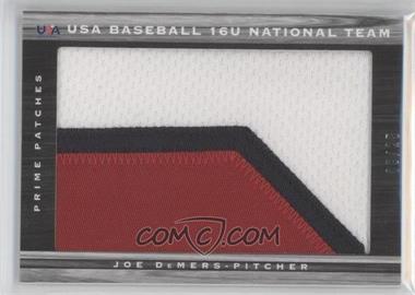 2011 Panini Limited - USA Baseball 2011 National Teams Prime Patches #48 - Joe DeMers /25 [Noted]