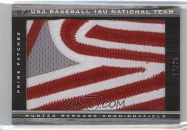 2011 Panini Limited - USA Baseball 2011 National Teams Prime Patches #52 - Hunter Mercado-Hood /25