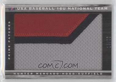 2011 Panini Limited - USA Baseball 2011 National Teams Prime Patches #52 - Hunter Mercado-Hood /25