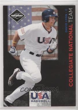 2011 Panini Limited - USA Baseball 2011 National Teams #12 - David Lyon /199