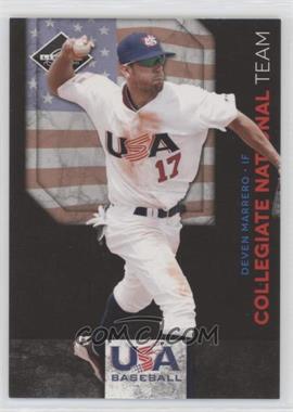 2011 Panini Limited - USA Baseball 2011 National Teams #13 - Deven Marrero /199