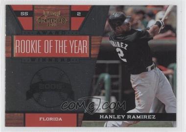 2011 Playoff Contenders - Award Winners #40 - Hanley Ramirez