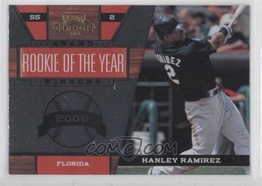 2011 Playoff Contenders - Award Winners #40 - Hanley Ramirez