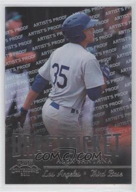 2011 Playoff Contenders - Draft Tickets - Artist's Proof #DT25 - Alex Santana /49