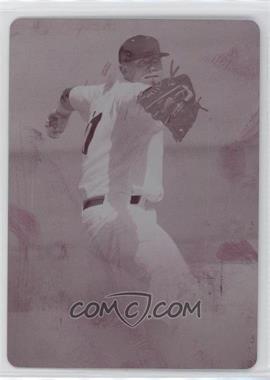 2011 Playoff Contenders - Draft Tickets - Printing Plate Magenta #5 - Jack Leathersich /1