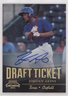 2011 Playoff Contenders - Draft Tickets - Signatures #DT37 - Jordan Akins