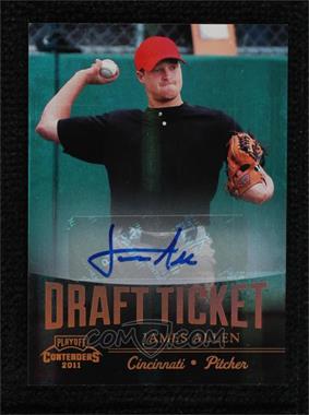 2011 Playoff Contenders - Draft Tickets - Signatures #DT54 - James Allen