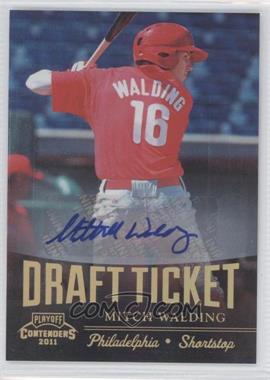 2011 Playoff Contenders - Draft Tickets - Signatures #DT65 - Mitch Walding