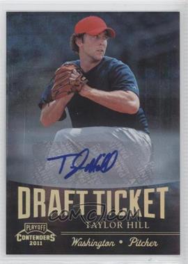 2011 Playoff Contenders - Draft Tickets - Signatures #DT92 - Taylor Hill