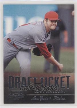 2011 Playoff Contenders - Draft Tickets #DT93 - Cory Mazzoni
