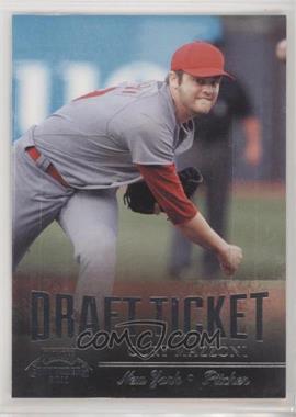 2011 Playoff Contenders - Draft Tickets #DT93 - Cory Mazzoni