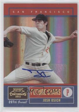 2011 Playoff Contenders - Future Stars - Signatures #14 - Josh Osich /199