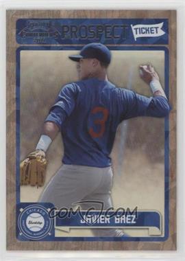 2011 Playoff Contenders - Prospect Tickets - Crystal Collection #RT13 - Javier Baez /299