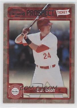 2011 Playoff Contenders - Prospect Tickets - Crystal Collection #RT25 - C.J. Cron /299