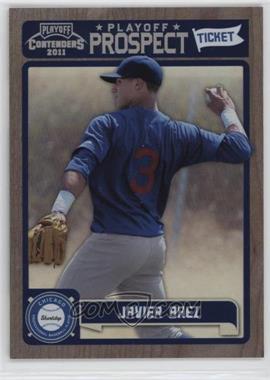 2011 Playoff Contenders - Prospect Tickets - Playoff Tickets #RT13 - Javier Baez /99