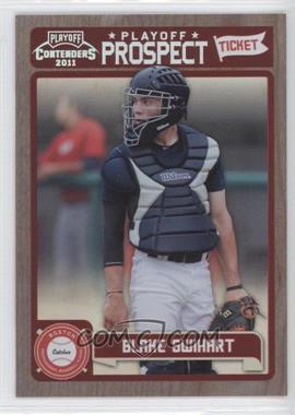 2011 Playoff Contenders - Prospect Tickets - Playoff Tickets #RT30 - Blake Swihart /99