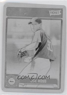 2011 Playoff Contenders - Prospect Tickets - Printing Plate Black #26 - Joe Ross /1