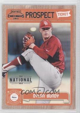 2011 Playoff Contenders - Prospect Tickets - The National 2012 #RT9 - Dylan Bundy /5