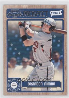 2011 Playoff Contenders - Prospect Tickets #RT12 - Brandon Nimmo