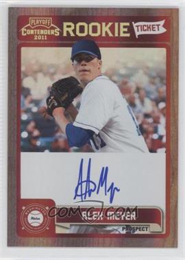 2011 Playoff Contenders - Rookie Tickets Signatures #RT6 - Alex Meyer