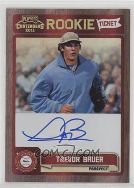 2011 Playoff Contenders - Rookie Tickets Signatures #RT8 - Trevor Bauer