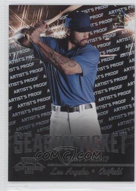 2011 Playoff Contenders - Season Tickets - Artist's Proof #32 - Matt Kemp /49