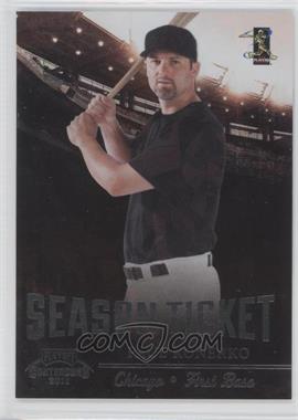 2011 Playoff Contenders - Season Tickets - Crystal Collection #23 - Paul Konerko /299