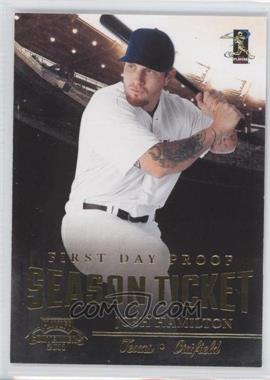 2011 Playoff Contenders - Season Tickets - First Day Proof #1 - Josh Hamilton /10