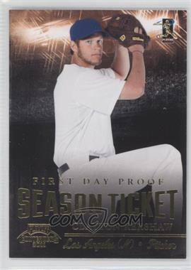 2011 Playoff Contenders - Season Tickets - First Day Proof #10 - Clayton Kershaw /10