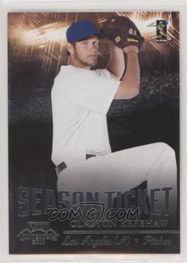 2011 Playoff Contenders - Season Tickets #10 - Clayton Kershaw [Noted]