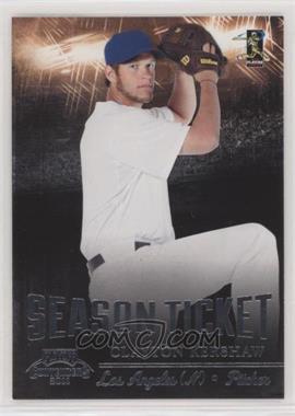 2011 Playoff Contenders - Season Tickets #10 - Clayton Kershaw