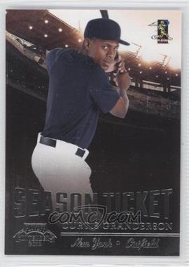 2011 Playoff Contenders - Season Tickets #41 - Curtis Granderson