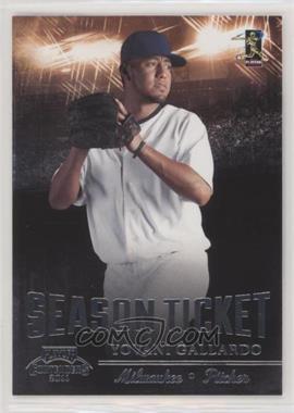 2011 Playoff Contenders - Season Tickets #46 - Yovani Gallardo