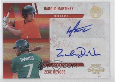 2011 Playoff Contenders - Winning Combos - Signatures #1 - Harold Martinez, Zeke DeVoss /149