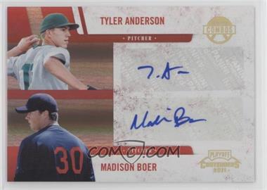 2011 Playoff Contenders - Winning Combos - Signatures #16 - Madison Boer, Tyler Anderson /110
